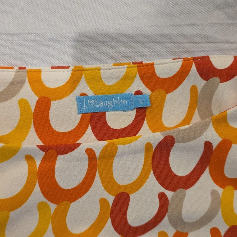 J. McLaughlin Catalina Cloth Side Ruched Midi Dress‎ S - Picture 3 of 9